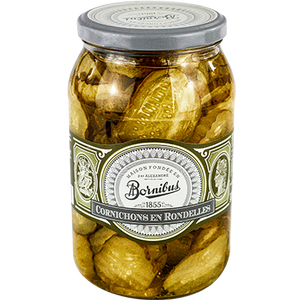 Cornichons en rondelles - 900 gr