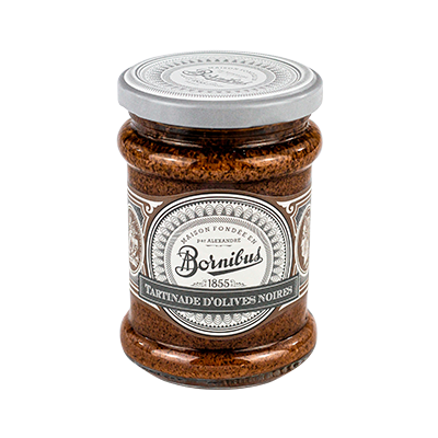 Tartinade d'olives noires - DDM 29/12/27