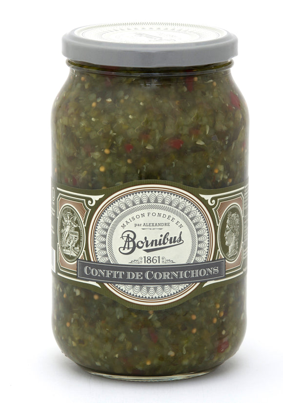 Confit de cornichons - 900 gr