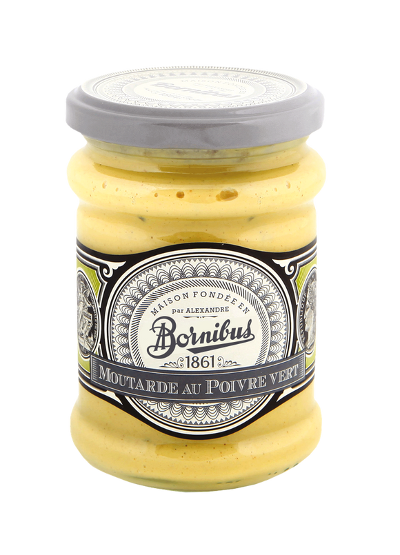 Moutarde au poivre vert - 250 gr - DDM 10/05/26