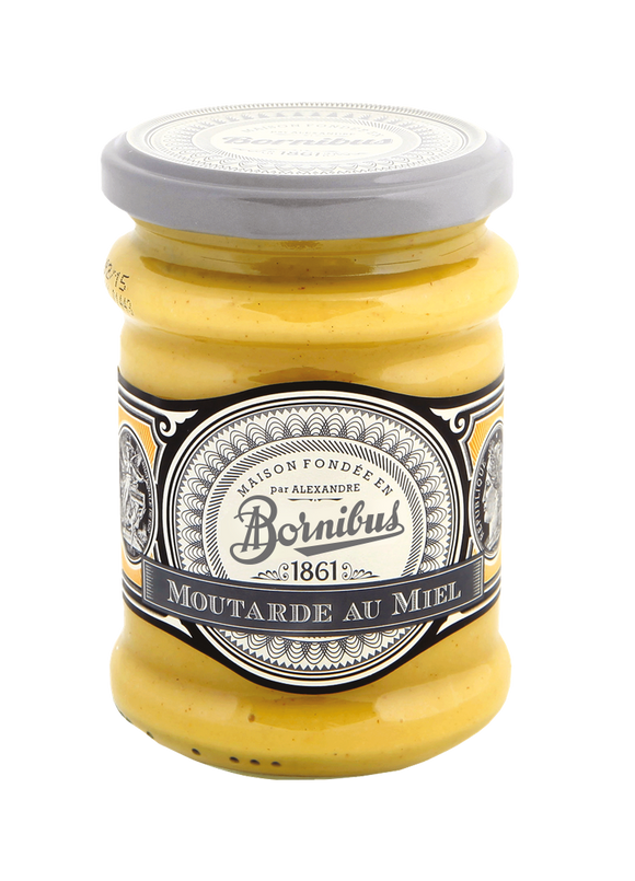 Moutarde au miel - 270 gr – BORNIBUS