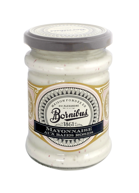 Mayonnaise aux baies-roses - 220 gr